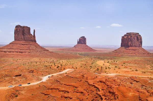 El paisaje único de Monument Valley, Utah, EE.UU. — Foto de Stock