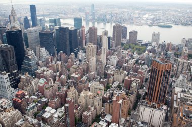 New York'un manhattan skyline görünümü