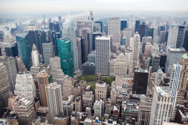 New York'un manhattan skyline görünümü