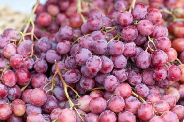 kırmızı üzüm demet çiftçi piyasasında