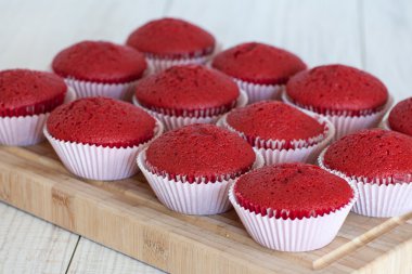 Kırmızı kadife kekler