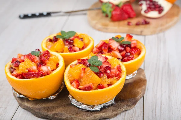 boş-out turuncu meyve salatası