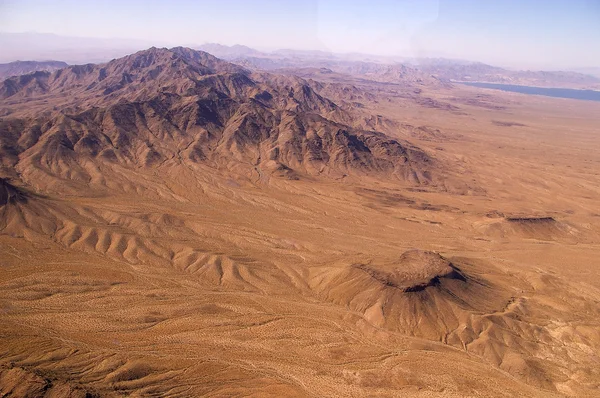 Aerial view of Death Valley from above — Stock Photo, Image