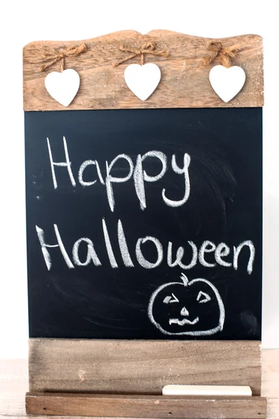 Tabule s reklamou "happy halloween" — Stock fotografie