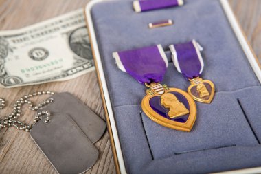 A Purple Heart Military medal clipart