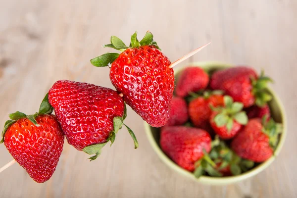 Verse rijpe aardbeien — Stockfoto