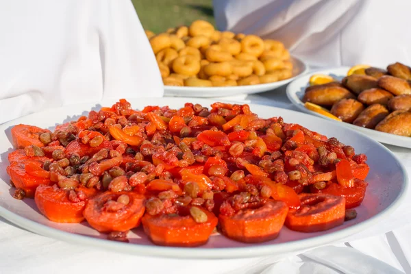 Delicias turcas dulces, recién hechas —  Fotos de Stock