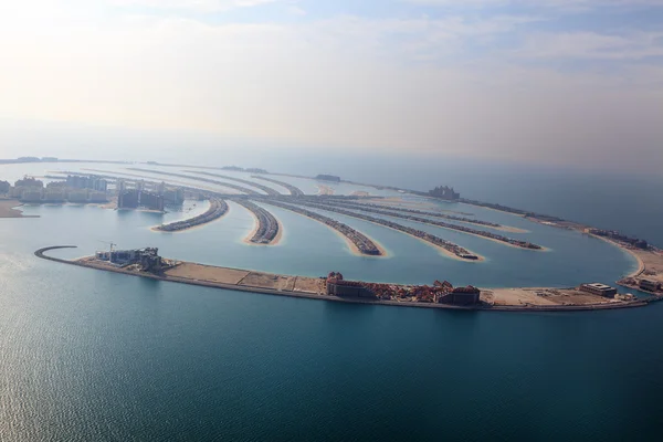 Dubai, EAU. La isla de Palm desde arriba —  Fotos de Stock