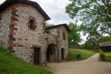 Roma Kalesi saalburg eşe yakınındaki Alman taunus Dağları
