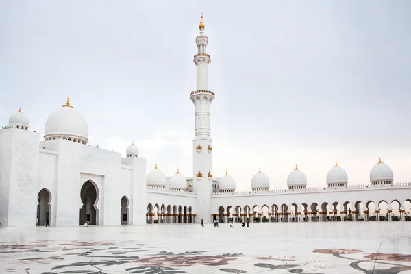 在阿联酋阿布扎比的谢赫扎耶德清真寺 — 图库照片