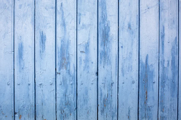 ライトブルーの色で古い木製の背景 — ストック写真