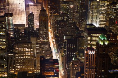 New York'un manhattan panorama