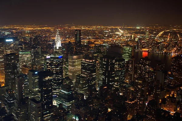 Nova Iorque Panorama de Manhattan — Fotografia de Stock