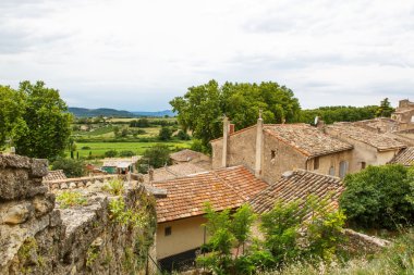 Tipik evleri, Güney Fransa'da, provenc ile Provencal sokak
