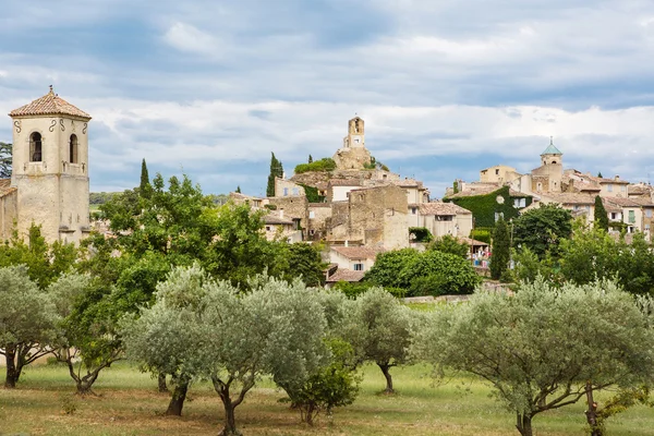 Provence dorpje gordes schilderachtige uitzicht op — Stockfoto