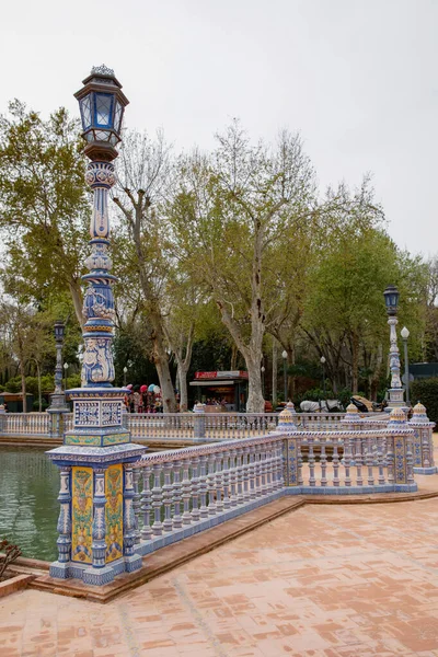 SEVILLE, SPANJE - 18 maart 2022: Prachtige Plaza de Espana, Sevilla, Spanje — Stockfoto