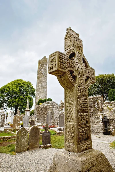 Muiredachs Cross Monasterboice Monastery Southern Ireland Celtic High Cross Historic — Stock Photo, Image