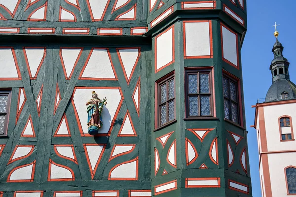 Mooie Stadsgebouwen Van Oude Stad Fulda Duitse Stad Hessen — Stockfoto