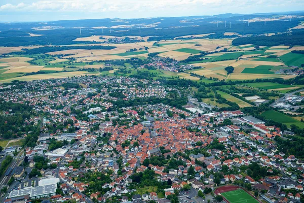 German Village Town Top View Landscape —  Fotos de Stock