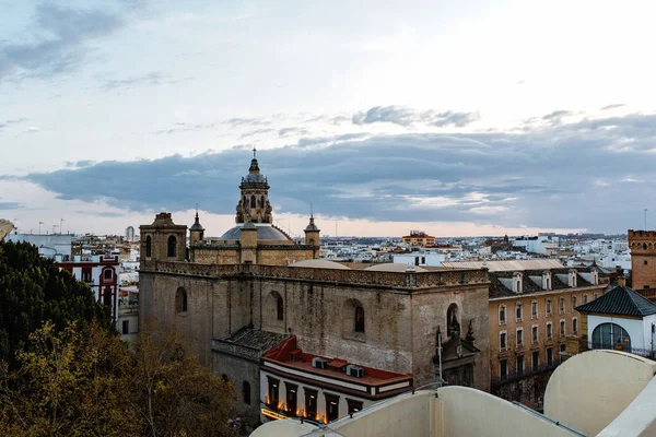 Vue Sur Séville Depuis Metropol Parasol Setas Sevilla Meilleure Vue — Photo