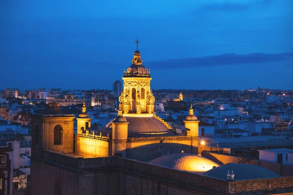 Sevilla Vista Desde Metropol Parasol Setas Sevilla Mejor Vista Ciudad —  Fotos de Stock