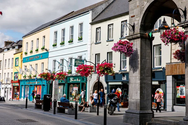 Kilkenny Irlanda Julio 2019 Centro Una Pequeña Ciudad Provincia Leinster — Foto de Stock