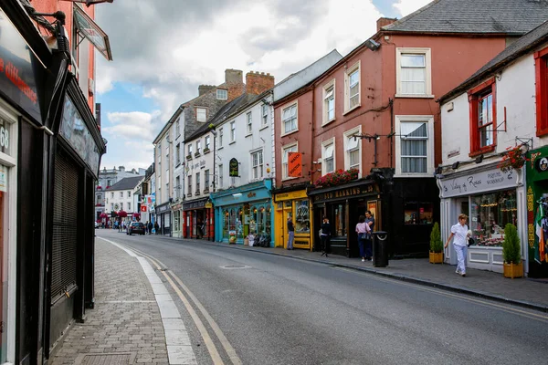 Kilkenny Irlanda Julho 2019 Centro Uma Pequena Cidade Província Leinster — Fotografia de Stock