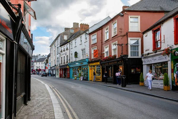 Kilkenny Irland Juli 2019 Zentrum Einer Kleinen Stadt Der Provinz — Stockfoto