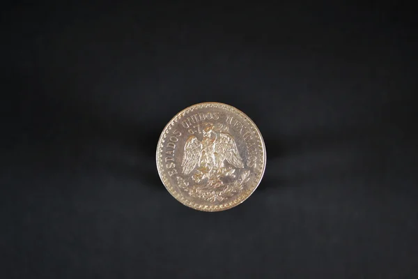 eski Meksika gümüş sikke ile kartal
