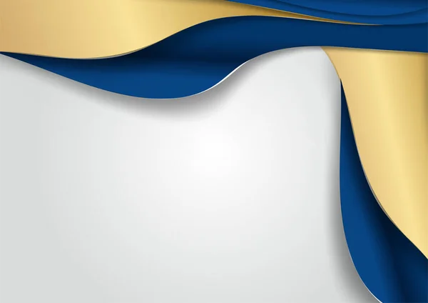 Luxe Bleu Foncé Chevauchement Dimension Fond Sur Motif Métallique Paillettes — Image vectorielle