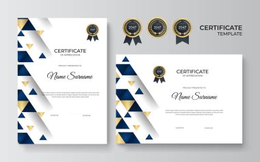 Altın rozetli ve sınırlı başarı sertifikası