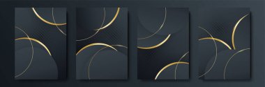 Hippiler için Modern Sanat grafikleri metni için vektör çerçevesi. Dinamik çerçeve, altın kaplamalı geometrik siyah arka plan. Tasarım kartvizitleri, davetiyeler, hediye kartları, el ilanları ve broşürler için unsur