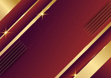 Kırmızı ve altın arka plan