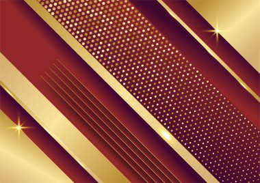 Kırmızı ve altın arka plan