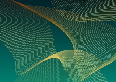 Lüks koyu yeşil ve altın soyut arkaplan