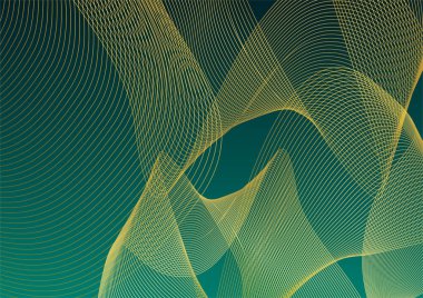 Lüks koyu yeşil ve altın soyut arkaplan