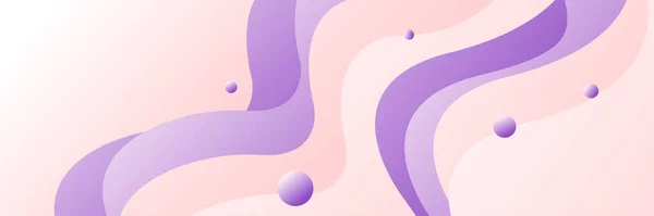 Fondo Moderno Banner Abstracto Púrpura Azul — Archivo Imágenes Vectoriales