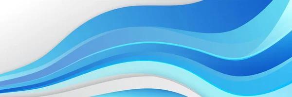 Moderno Gradiente Abstrato Azul Escuro Tecnologia Digital Banner Design Fundo — Vetor de Stock