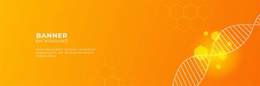 Modern gradyan turuncu ve sarı soyut afiş arkaplan tasarım şablonu