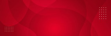 Soyut kırmızı pankart arkaplanı
