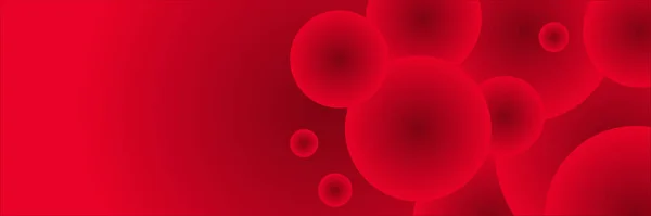 Абстрактний Червоний Банерний Фон — стоковий вектор