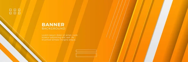 Moderní Gradient Oranžová Žlutá Abstraktní Banner Pozadí Design Šablony Vektorová Grafika