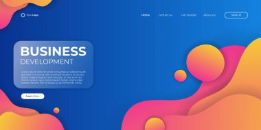 Modern soyut arkaplan renkli tema posterler, şablon, web başlığı arkaplanı, mobil ekran duvar kağıdı, web paneli için kullanılabilir