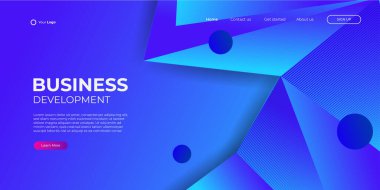 Web sitesi açılış sayfası arka plan, Modern Soyut tarz