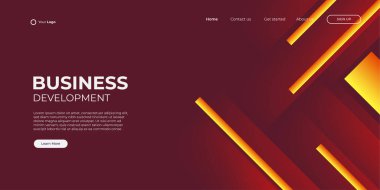 Ağ tasarımı için soyut arkaplan indirme sayfası