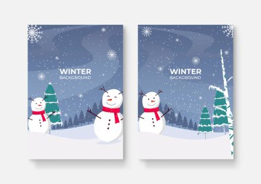 Kış indirimi kapağı tasarımı