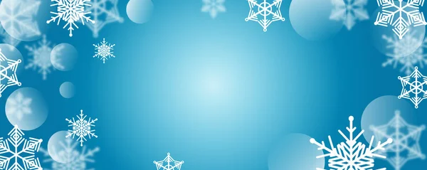 크리스마스 프레임 디자인 파란색 바탕에 표시된 — 스톡 벡터