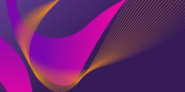 3D renkli dinamik akışkan dalga soyut arka plan. Yaratıcı geometrik tasarım soyut arkaplan. İş sunumları, el ilanları, posterler ve davetiyeler için vektör tasarımı düzeni.