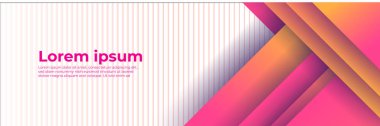 Soyut turuncu pankart tasarımı ağ şablonu seti. Yatay başlık web pankartı. Vektör soyut grafik tasarım pankart şablonu.