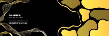 Vektör soyut grafik tasarımı Banner Deseni arkaplan şablonu